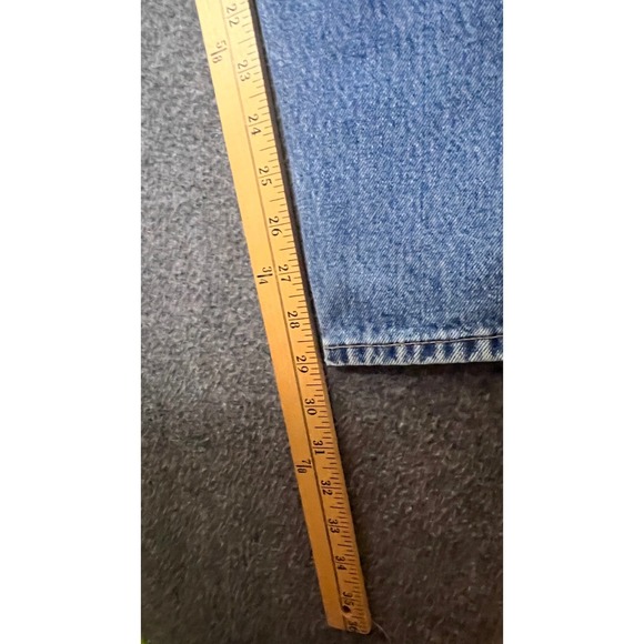 Vintage Levis 565 Orange Tab Mens 32x29 USA Loose Wide Leg Jeans Tag 32x30 - Picture 5 of 15